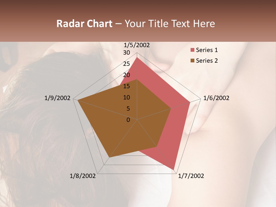 A Woman Getting A Back Massage From A Professional Massager PowerPoint Template