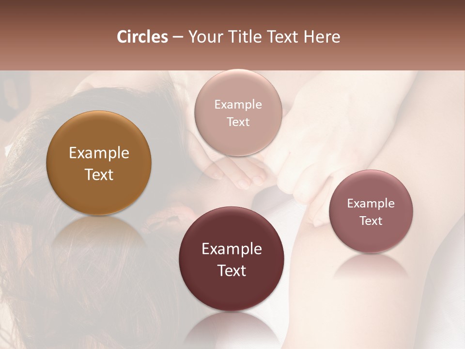 A Woman Getting A Back Massage From A Professional Massager PowerPoint Template