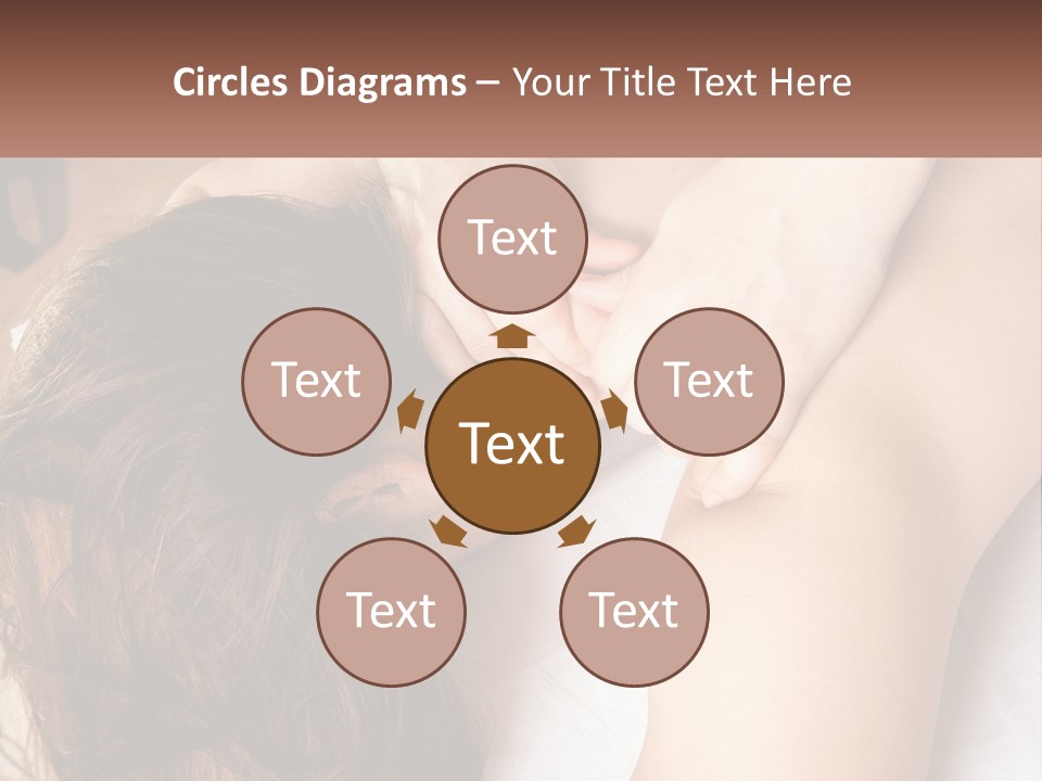 A Woman Getting A Back Massage From A Professional Massager PowerPoint Template