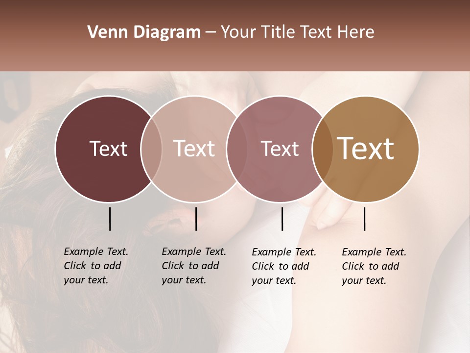 A Woman Getting A Back Massage From A Professional Massager PowerPoint Template