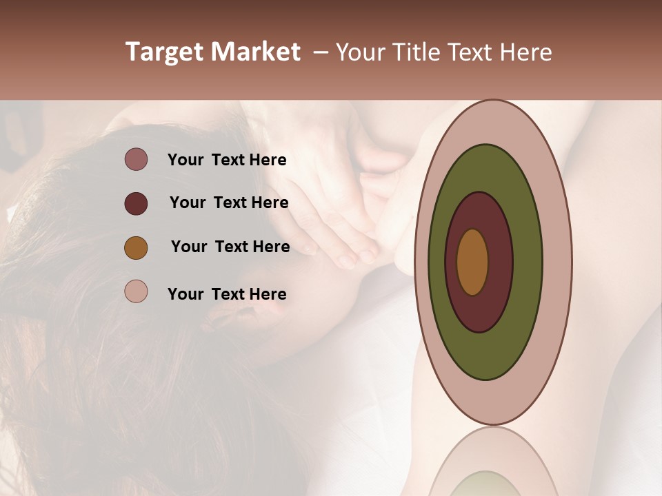 A Woman Getting A Back Massage From A Professional Massager PowerPoint Template