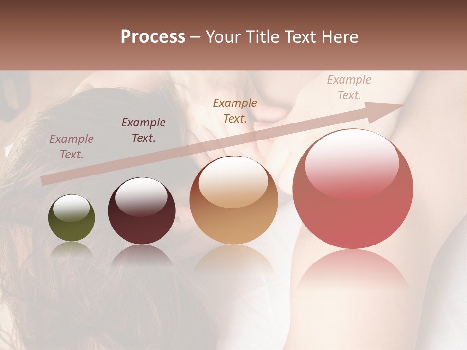 A Woman Getting A Back Massage From A Professional Massager PowerPoint Template