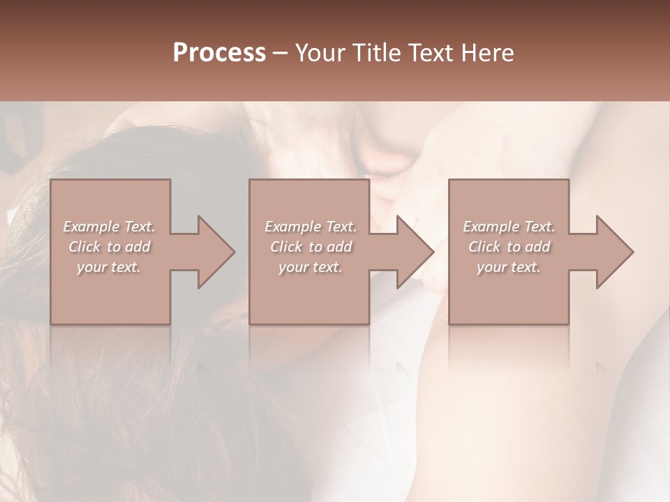 A Woman Getting A Back Massage From A Professional Massager PowerPoint Template
