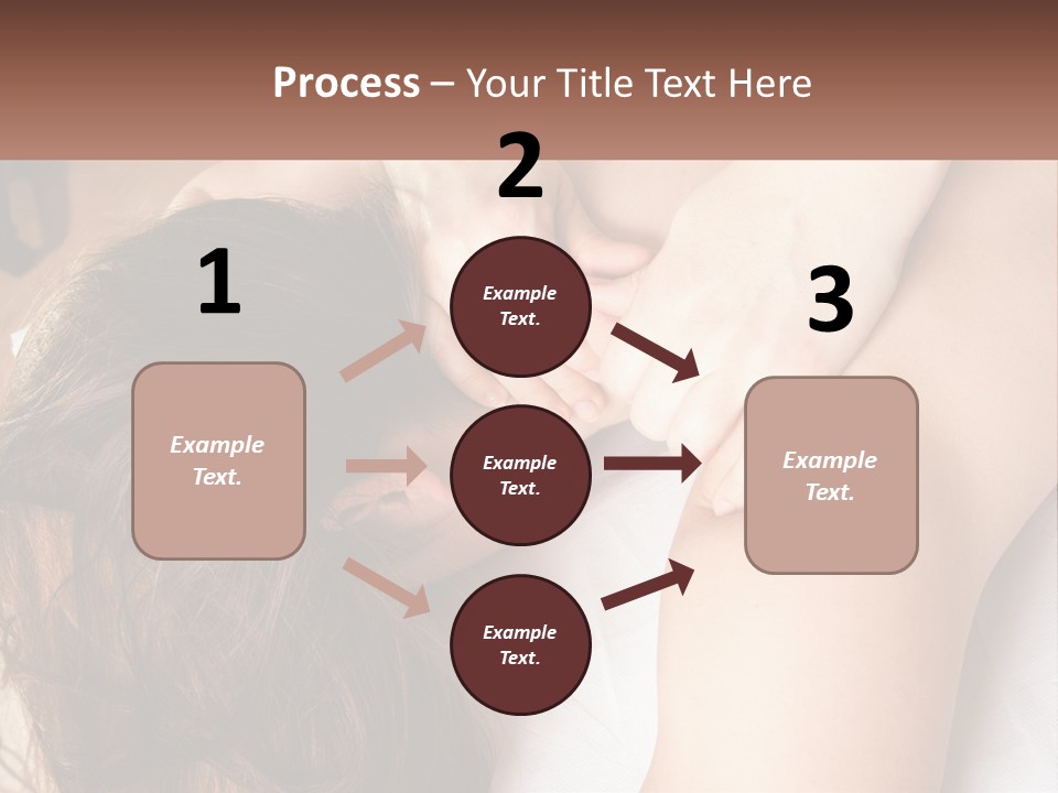 A Woman Getting A Back Massage From A Professional Massager PowerPoint Template