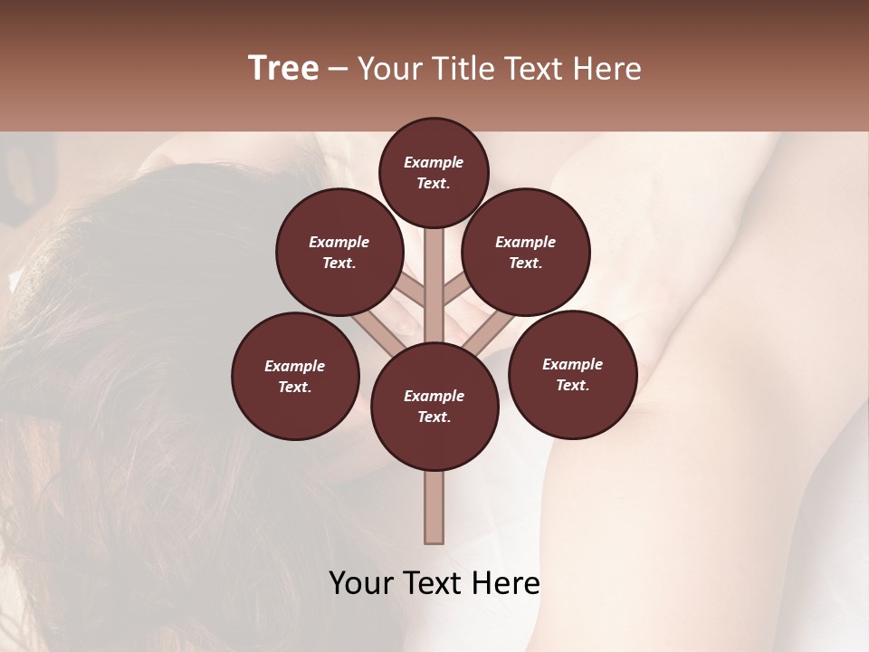 A Woman Getting A Back Massage From A Professional Massager PowerPoint Template