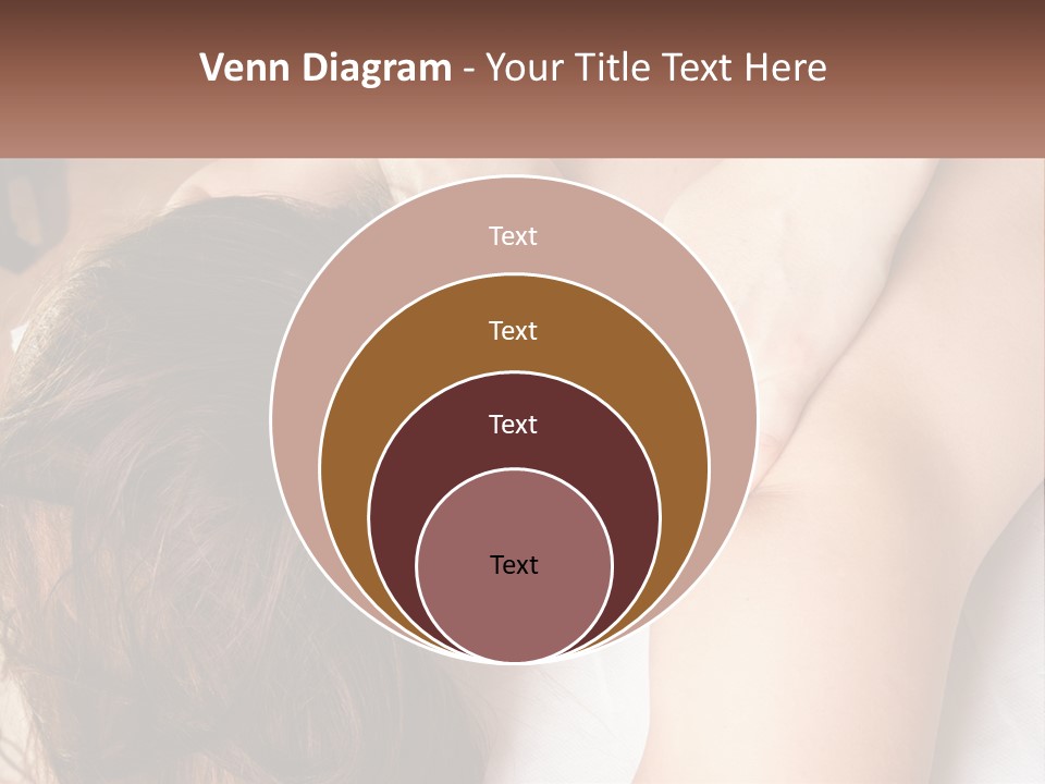 A Woman Getting A Back Massage From A Professional Massager PowerPoint Template