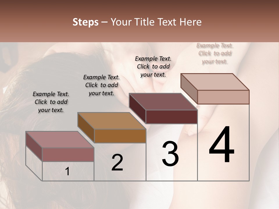 A Woman Getting A Back Massage From A Professional Massager PowerPoint Template