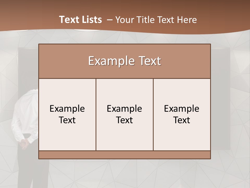 A Man Standing In Front Of A Blackboard With Arrows Drawn On It PowerPoint Template