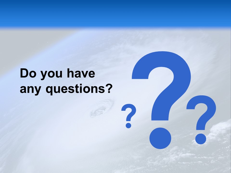 A Blue Planet With A White Disk In The Middle Of It PowerPoint Template