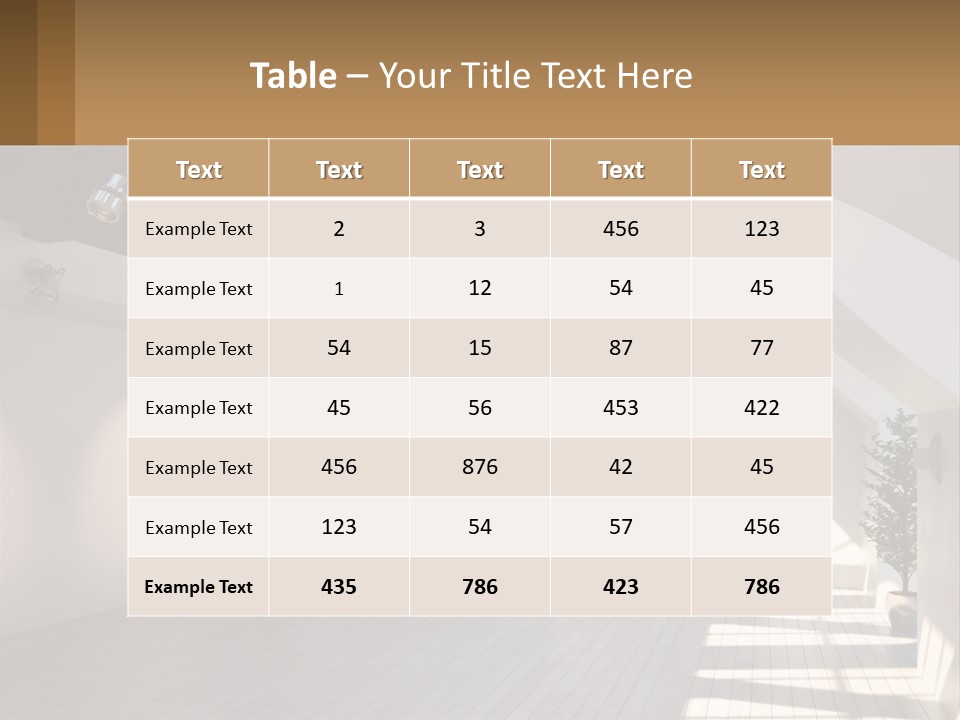A Room With A Skylight And A Bed In It PowerPoint Template