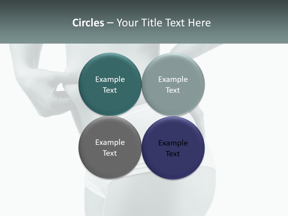 A Woman's Butt Is Shown With The Words Name Of Presentation PowerPoint Template