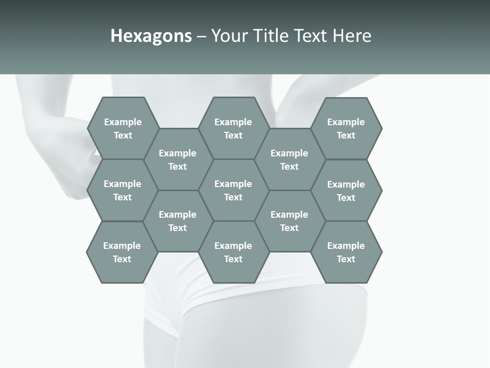 A Woman's Butt Is Shown With The Words Name Of Presentation PowerPoint Template