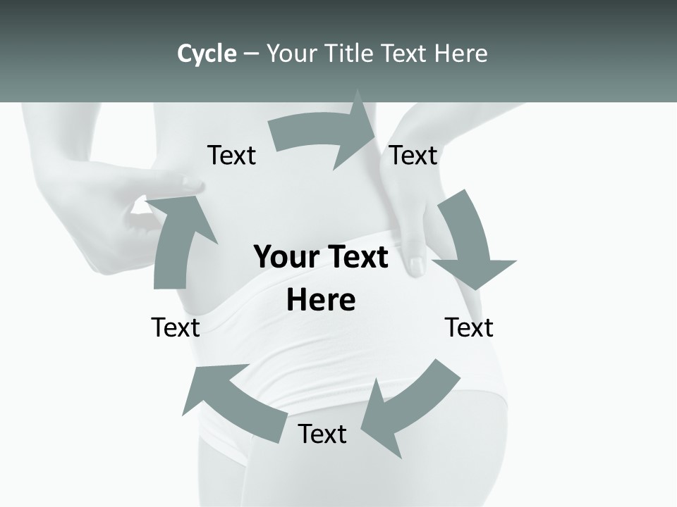 A Woman's Butt Is Shown With The Words Name Of Presentation PowerPoint Template