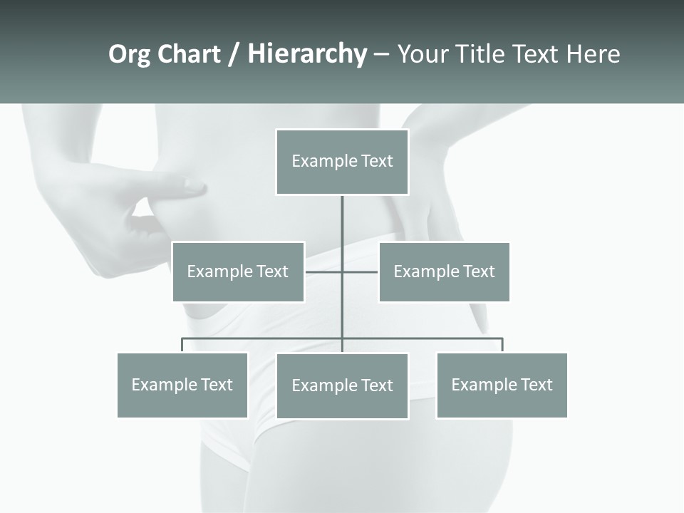 A Woman's Butt Is Shown With The Words Name Of Presentation PowerPoint Template