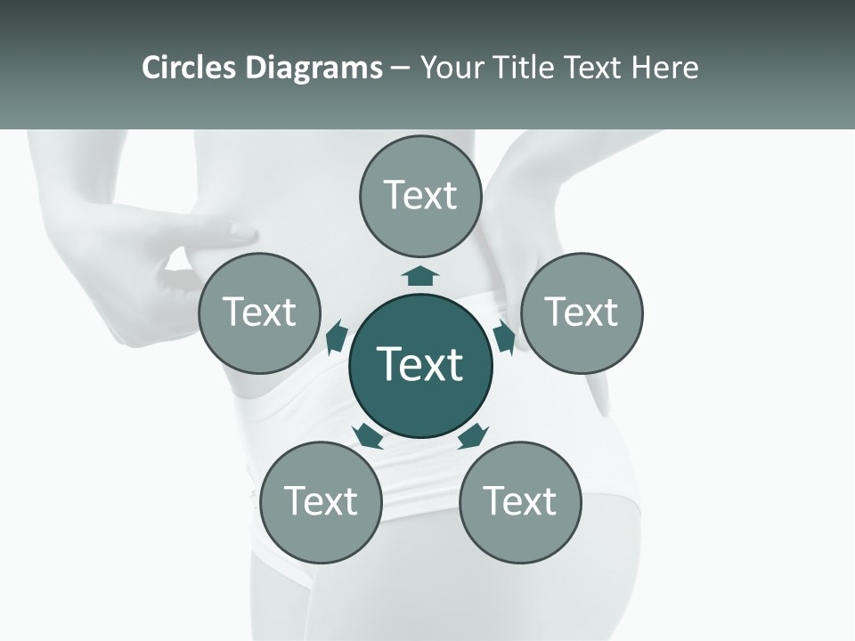 A Woman's Butt Is Shown With The Words Name Of Presentation PowerPoint Template