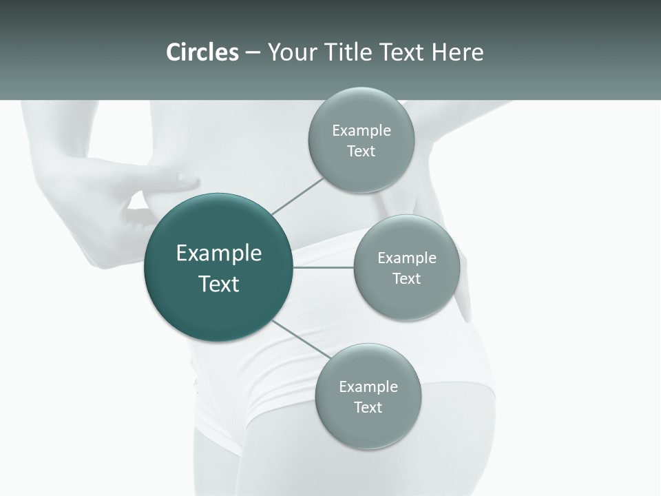 A Woman's Butt Is Shown With The Words Name Of Presentation PowerPoint Template