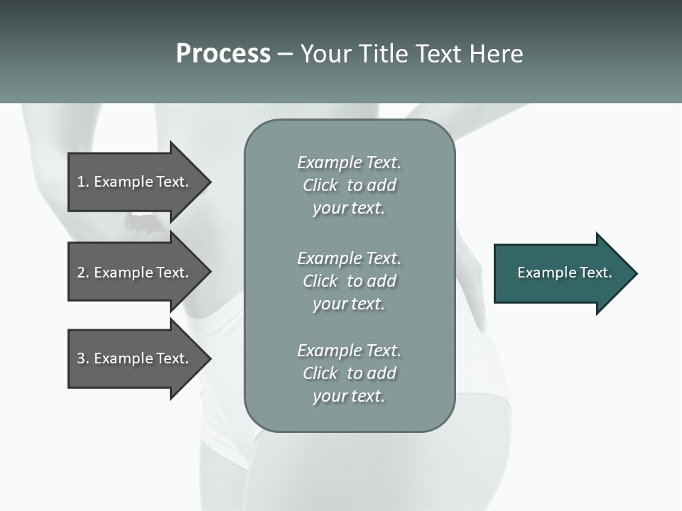 A Woman's Butt Is Shown With The Words Name Of Presentation PowerPoint Template