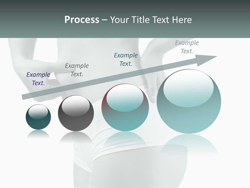 A Woman's Butt Is Shown With The Words Name Of Presentation PowerPoint Template