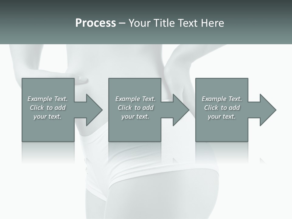 A Woman's Butt Is Shown With The Words Name Of Presentation PowerPoint Template