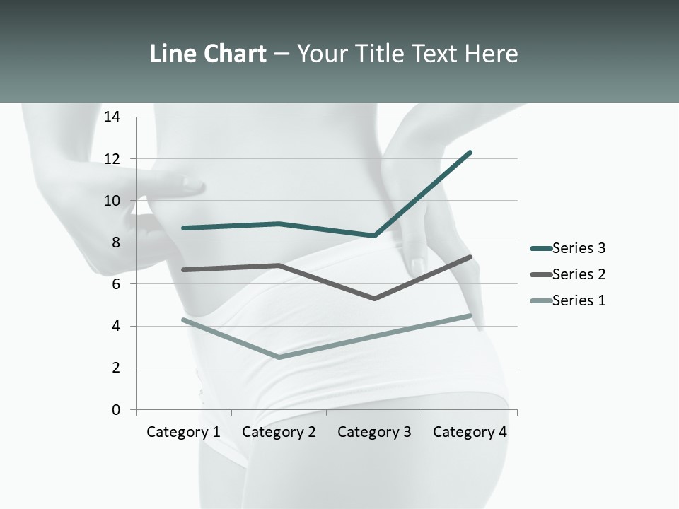 A Woman's Butt Is Shown With The Words Name Of Presentation PowerPoint Template