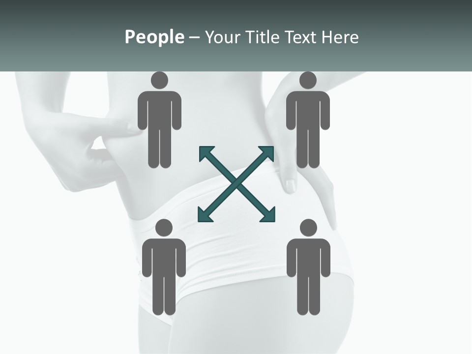 A Woman's Butt Is Shown With The Words Name Of Presentation PowerPoint Template