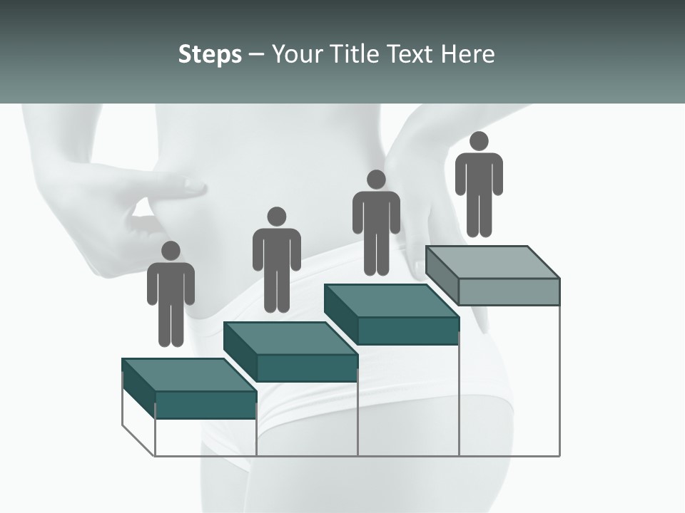 A Woman's Butt Is Shown With The Words Name Of Presentation PowerPoint Template