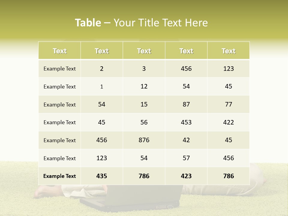 A Man And A Woman Sitting On The Floor With A Laptop PowerPoint Template