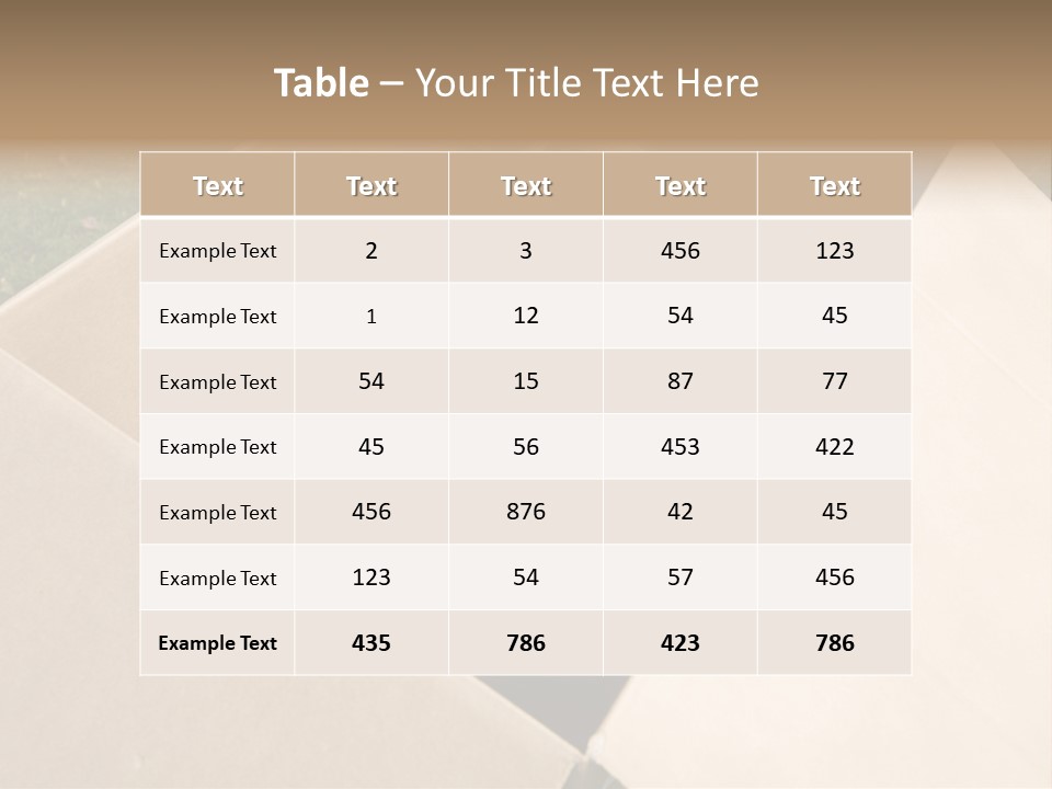 A Little Girl Sitting Inside Of A Cardboard Box PowerPoint Template