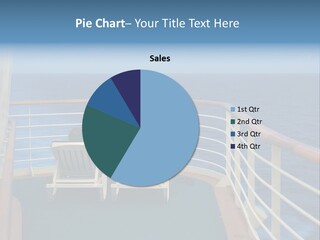 Two People Sitting In Chairs On The Deck Of A Ship PowerPoint Template