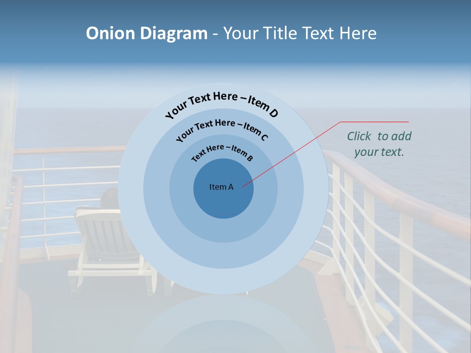 Two People Sitting In Chairs On The Deck Of A Ship PowerPoint Template