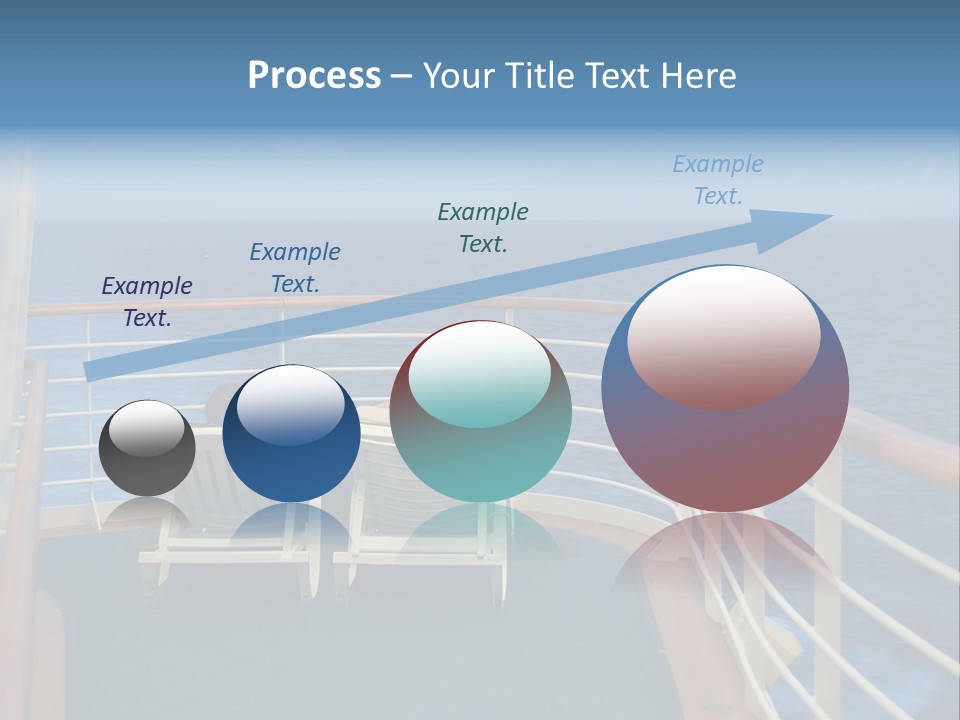 Two People Sitting In Chairs On The Deck Of A Ship PowerPoint Template