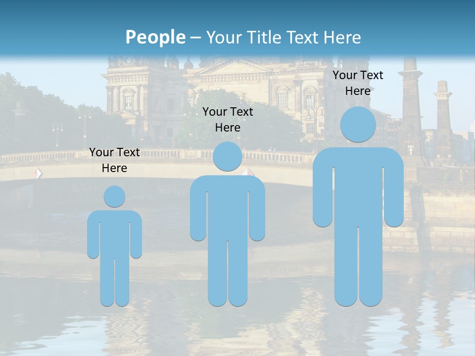 A Bridge Over A Body Of Water With A Building In The Background PowerPoint Template