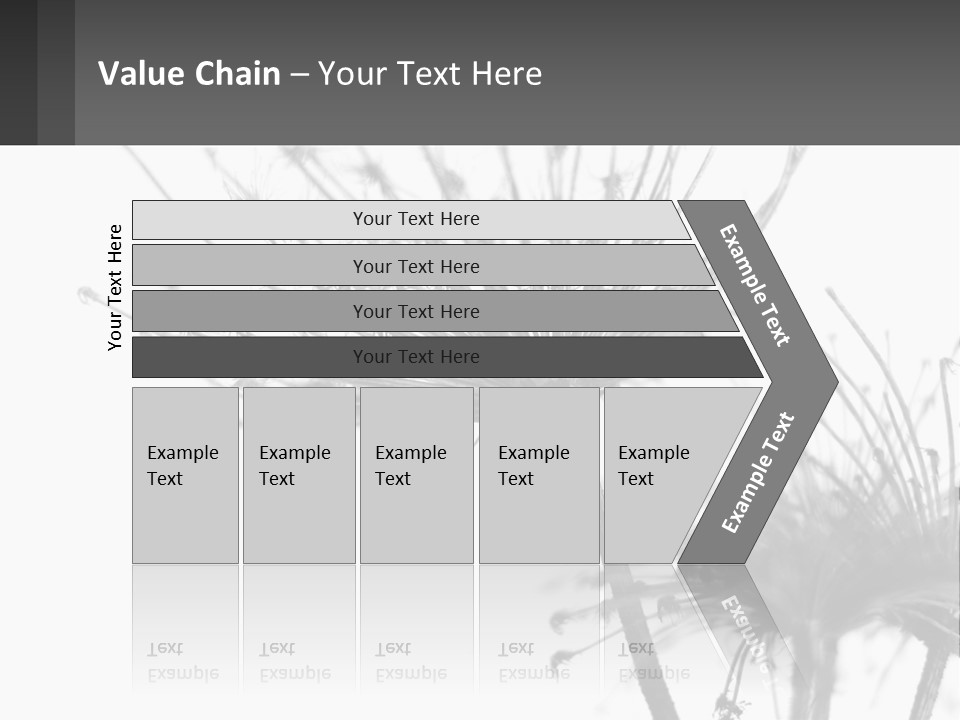 A Black And White Photo Of A Dandelion PowerPoint Template