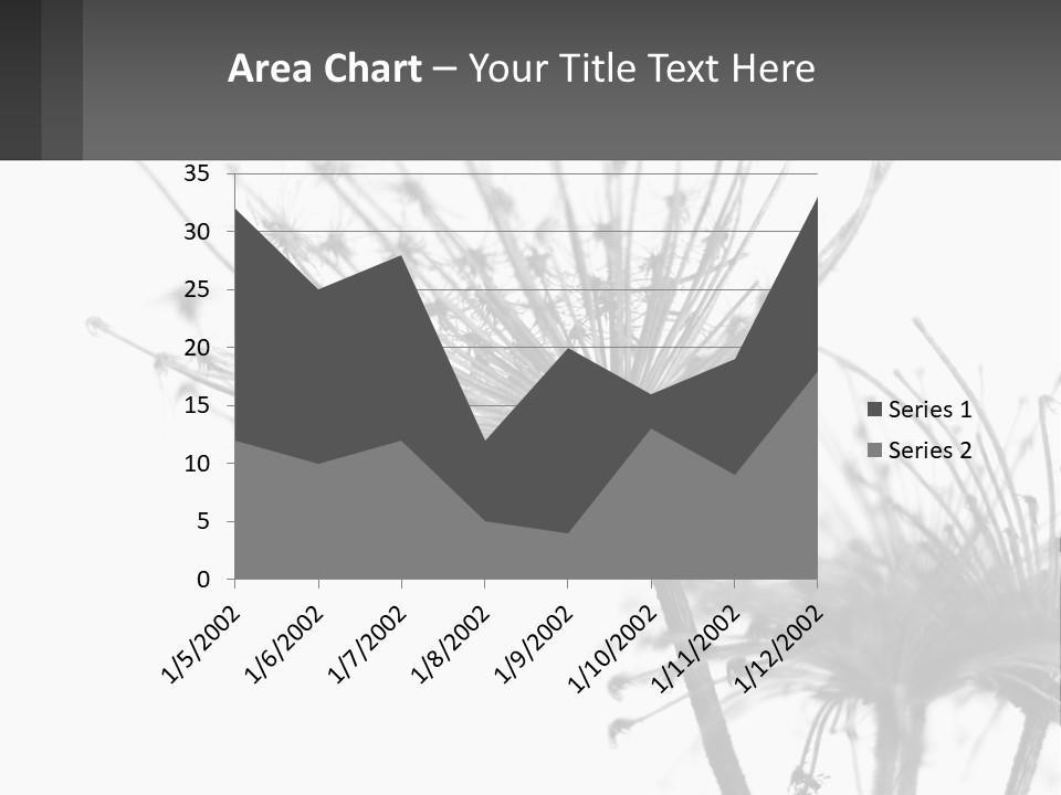 A Black And White Photo Of A Dandelion PowerPoint Template