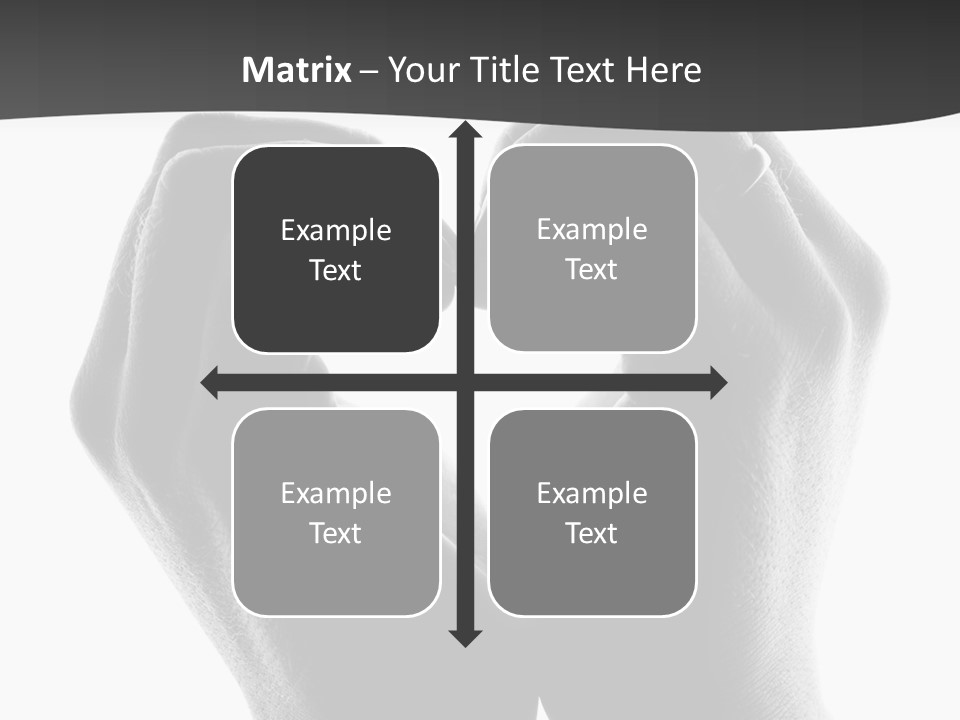 Two Hands Making A Heart Shape With Their Fingers PowerPoint Template