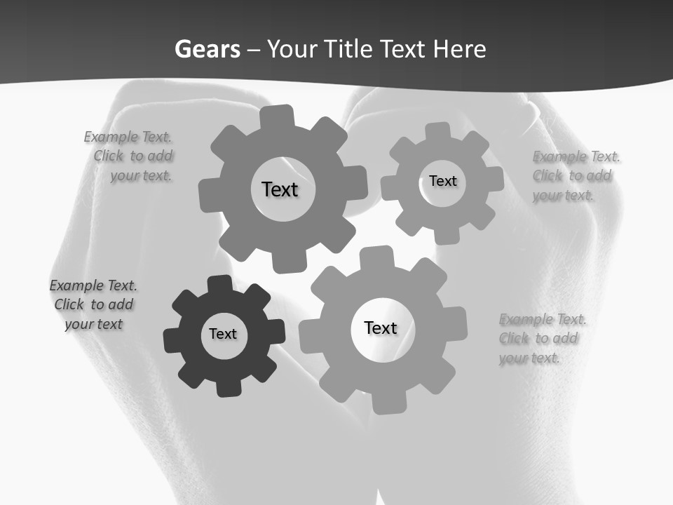 Two Hands Making A Heart Shape With Their Fingers PowerPoint Template