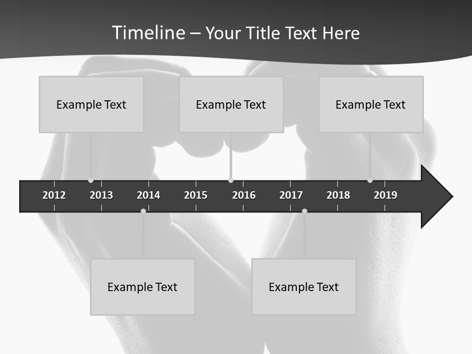 Two Hands Making A Heart Shape With Their Fingers PowerPoint Template