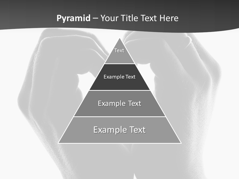 Two Hands Making A Heart Shape With Their Fingers PowerPoint Template