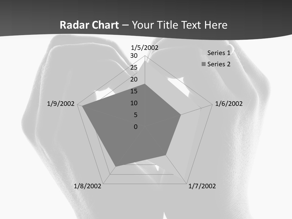 Two Hands Making A Heart Shape With Their Fingers PowerPoint Template