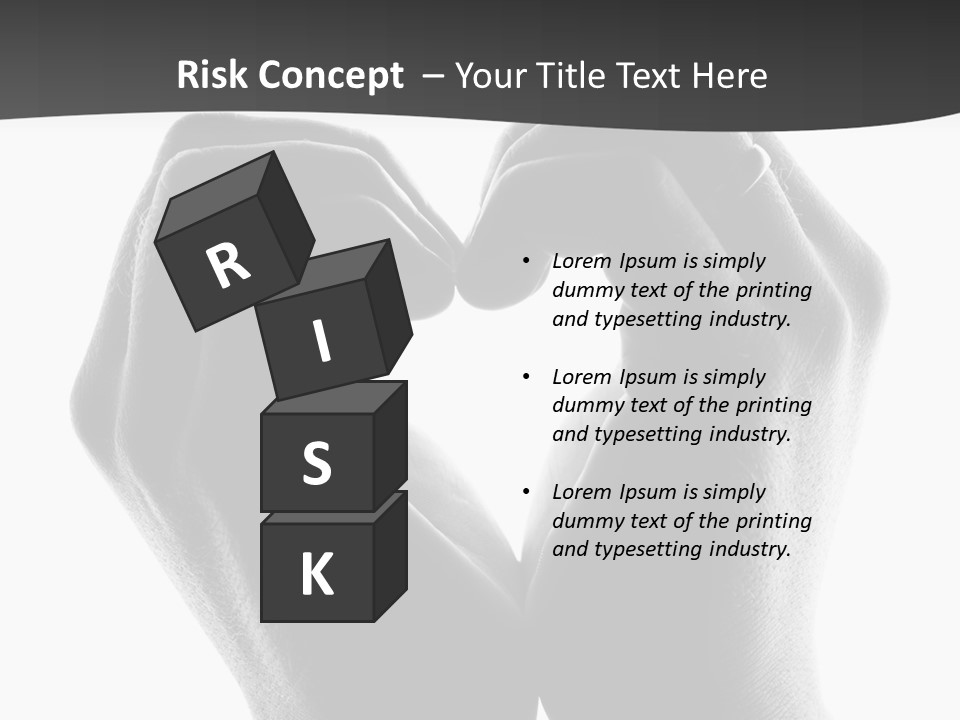 Two Hands Making A Heart Shape With Their Fingers PowerPoint Template