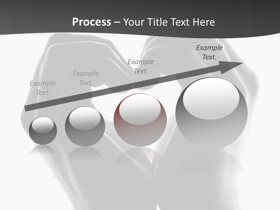 Two Hands Making A Heart Shape With Their Fingers PowerPoint Template