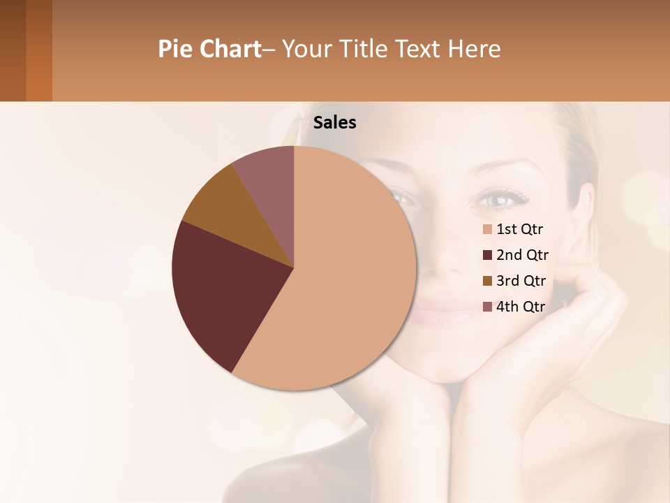 A Woman With A Flower In Her Hair PowerPoint Template