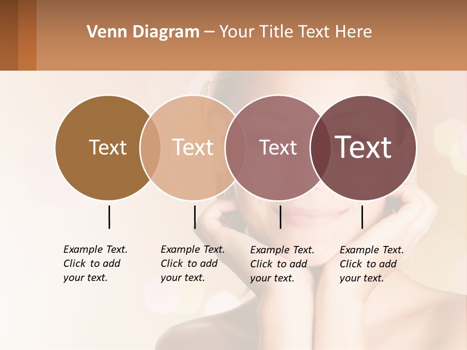 A Woman With A Flower In Her Hair PowerPoint Template