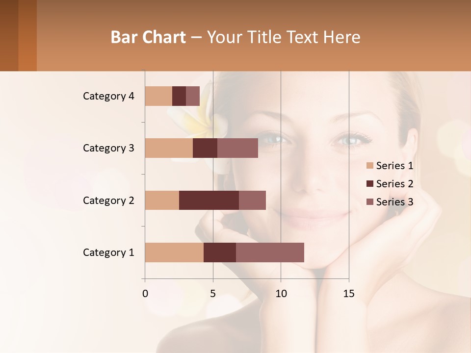 A Woman With A Flower In Her Hair PowerPoint Template