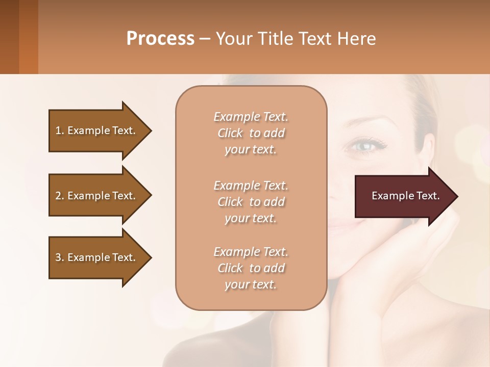 A Woman With A Flower In Her Hair PowerPoint Template