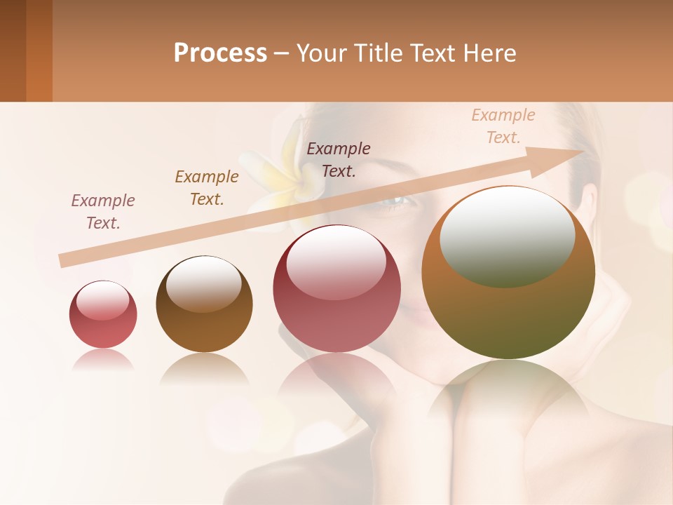 A Woman With A Flower In Her Hair PowerPoint Template