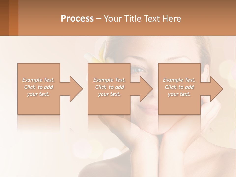 A Woman With A Flower In Her Hair PowerPoint Template