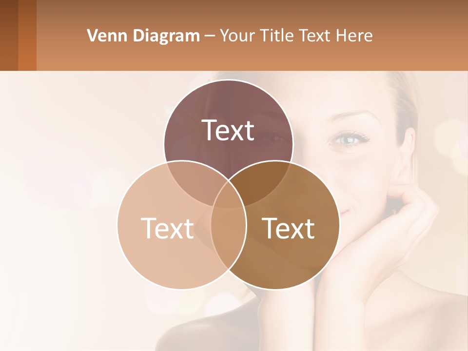 A Woman With A Flower In Her Hair PowerPoint Template