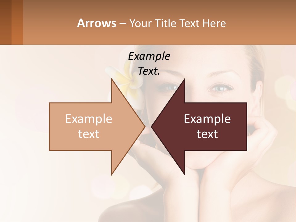 A Woman With A Flower In Her Hair PowerPoint Template