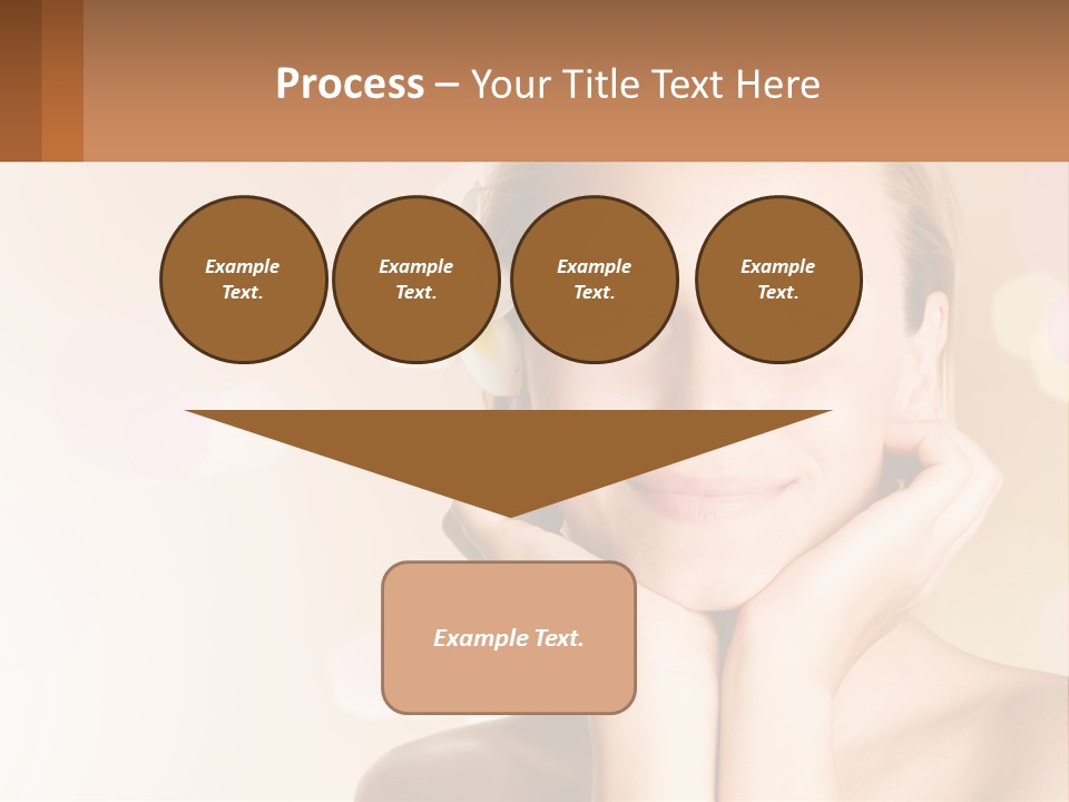 A Woman With A Flower In Her Hair PowerPoint Template